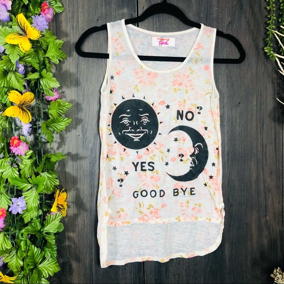 _🌸5/$25🌸Mighty Fine Floral Printed Sleeveless Top Small - Picture 2 of 13